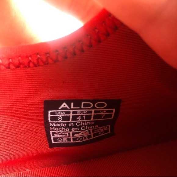 ALDO red sneakers - Picture 4 of 8